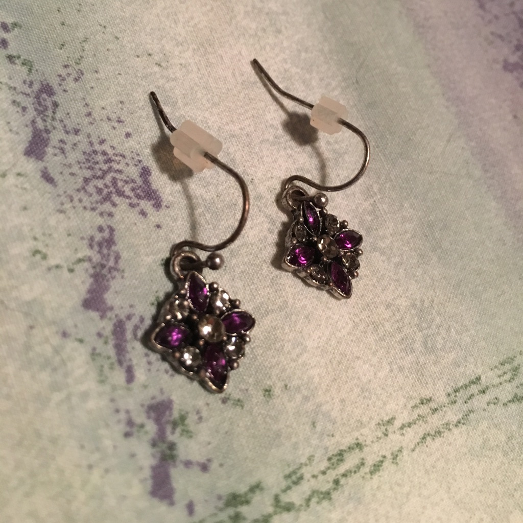 Vintage A&F Jeweled Dangle Earrings